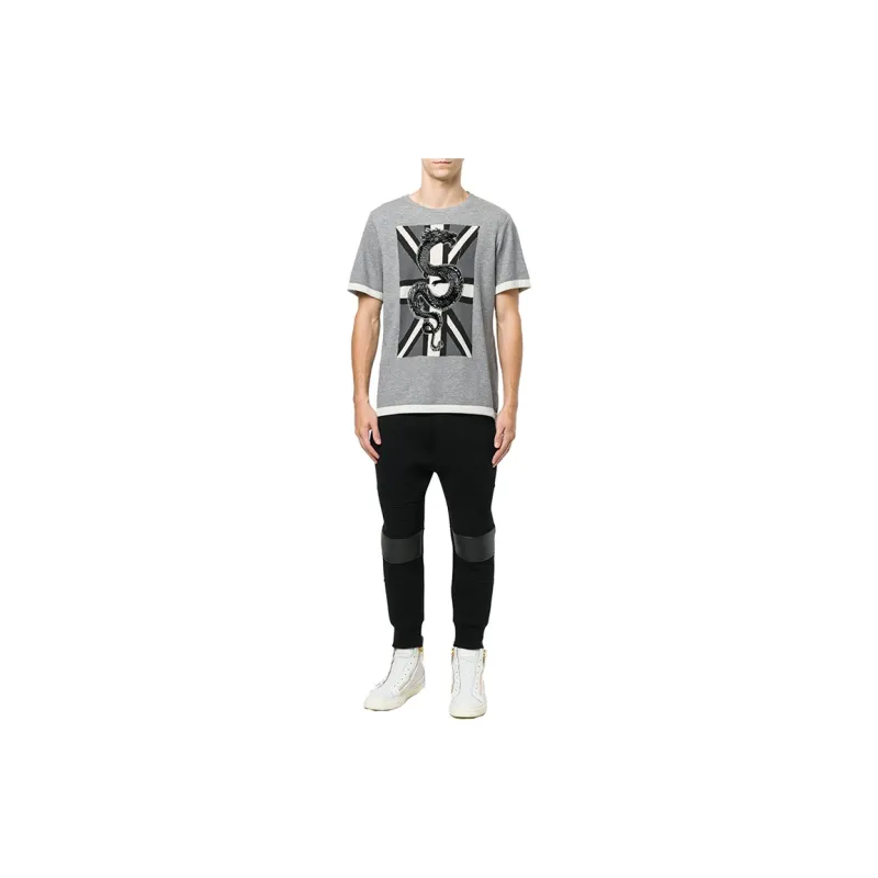 BALMAIN T Shirts Men Gray-1