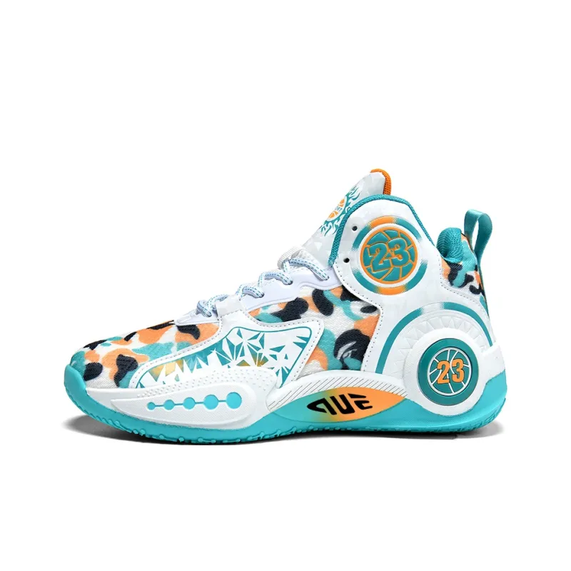 Prince McQueen Cushioning And Breathable Mid Top Air Cushion Basketball Shoes Unisex-5