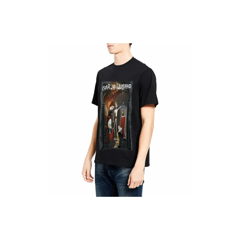 Charlie Luciano T Shirt Unisex Black-4