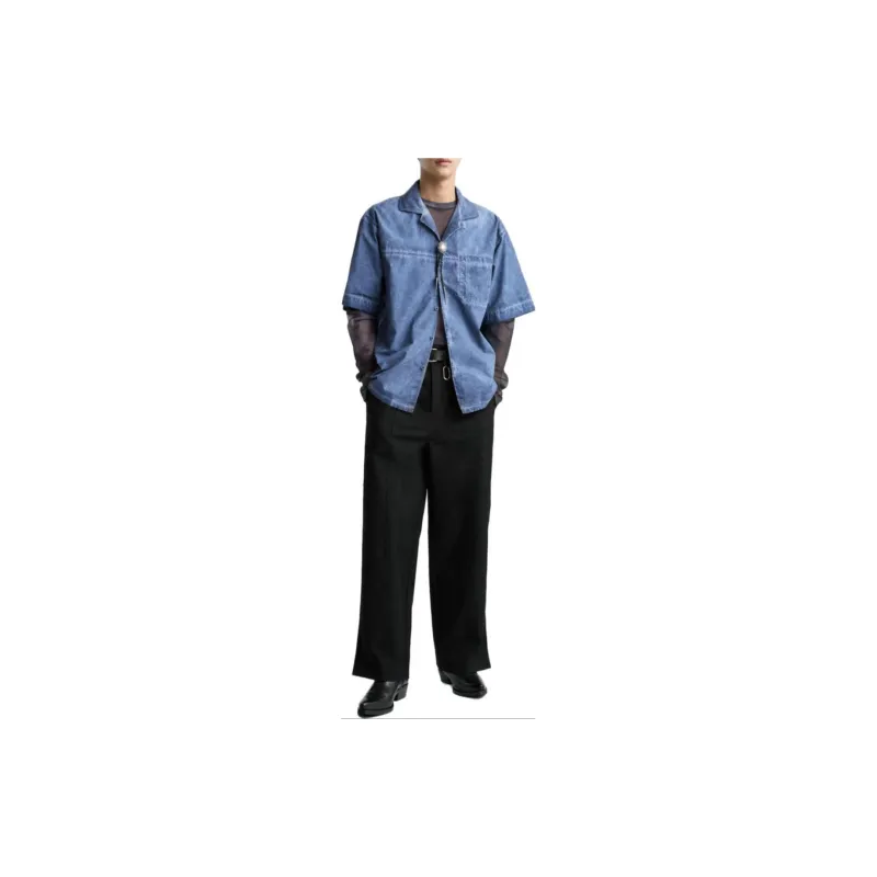 ZARA Casual Pants Men Black-2