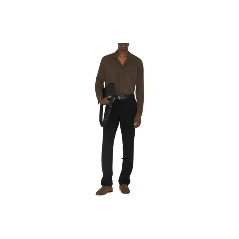 Burberry Shirt Men's Dark Brown-1