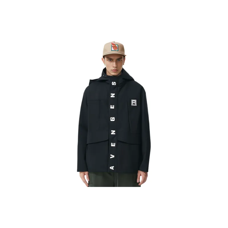LiNing x MANWEI LIANMINGKUAN Jackets Coats Men's Black-5