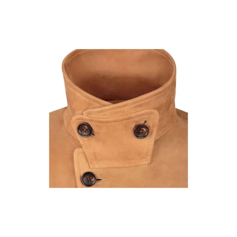 BALLY Belted Suede Jacket-2