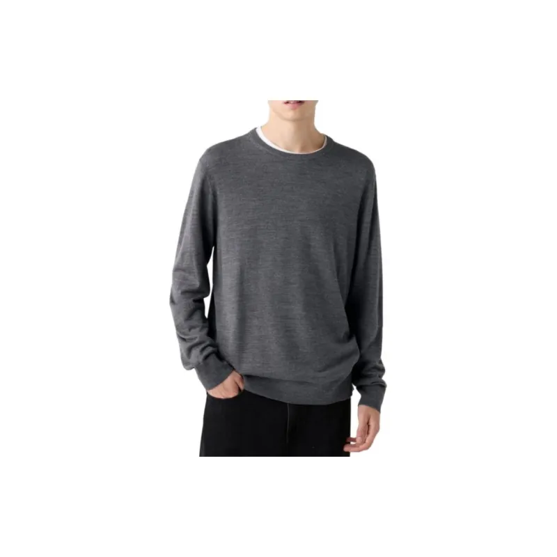 UNIQLO Sweater Men's Asphalt Gray-2