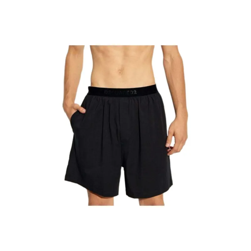 DSQUARED 2 Logo Waistband Lingerie Shorts-1