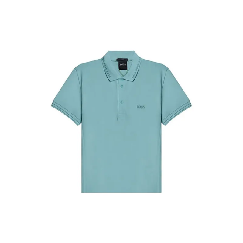 HUGO BOSS Polo Shirts Men Sky Blue-3