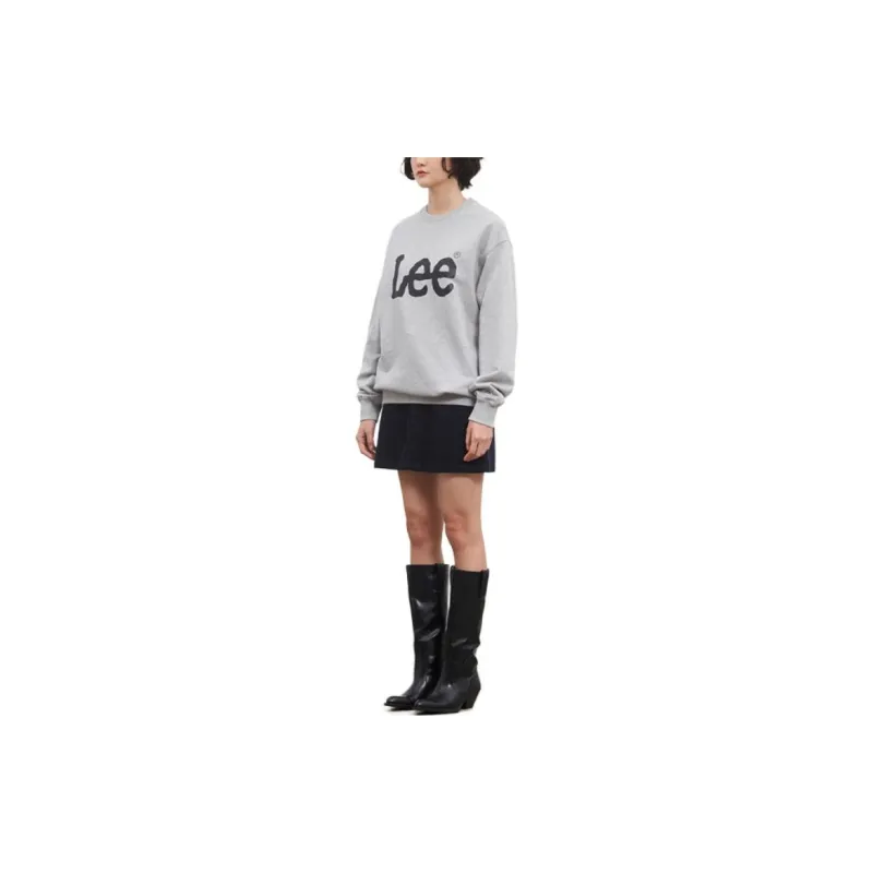 Lee Sweatshirts Unisex Gray-3