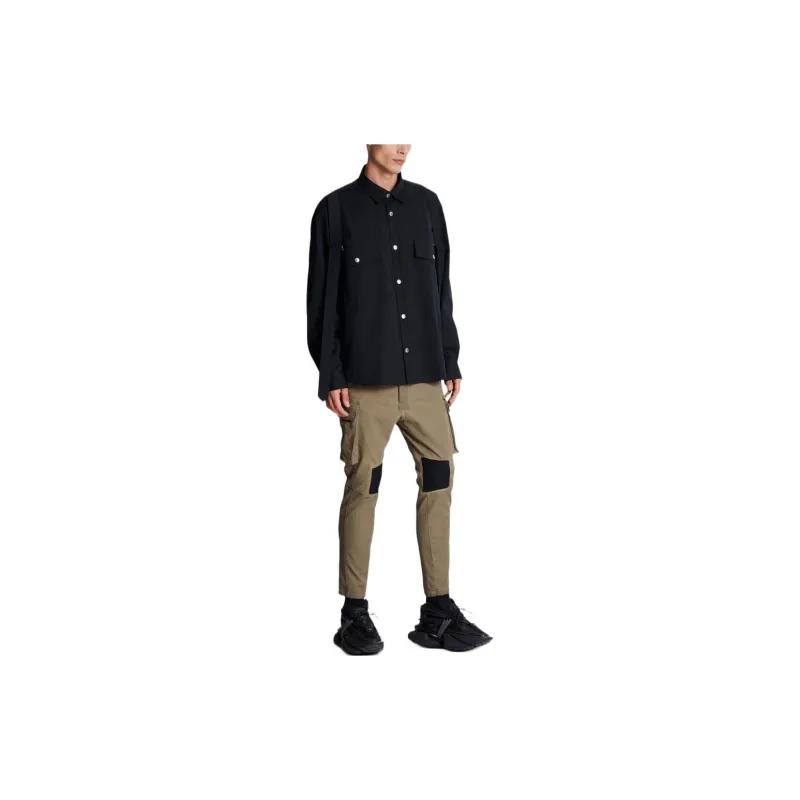 BALMAIN Chest Flap pocket Detail Shirt-1
