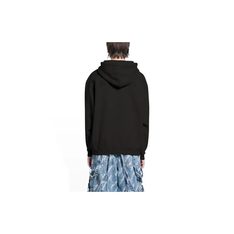 Balenciaga Sweatshirt Loose Fit Style Men's Dark Brown-3