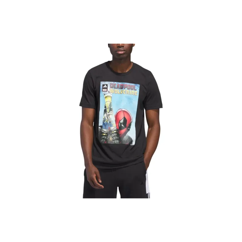 Adidas Free Shipping With AdiClub Marvel Graphic Tee-1