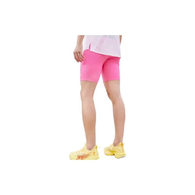 QIAODAN Casual Shorts Men's Neon Pink/White-3