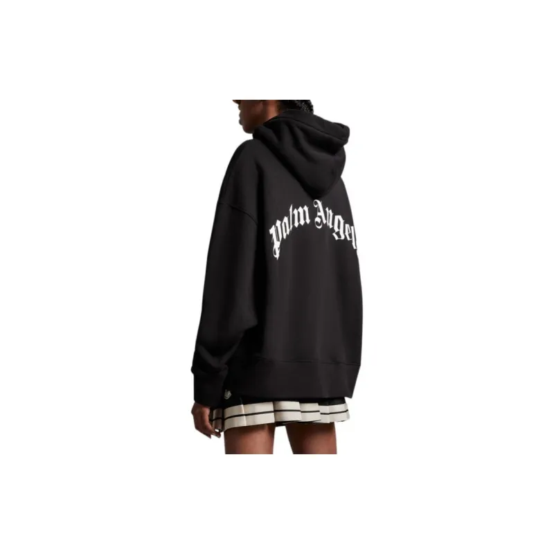 Palm Angels X MONCLER GENIUS Palm Angles Collaboration Collection Sweatshirts Unisex Black-2