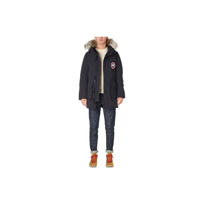 Canada Goose Down Jacket Winter Men's Marine Blue-3
