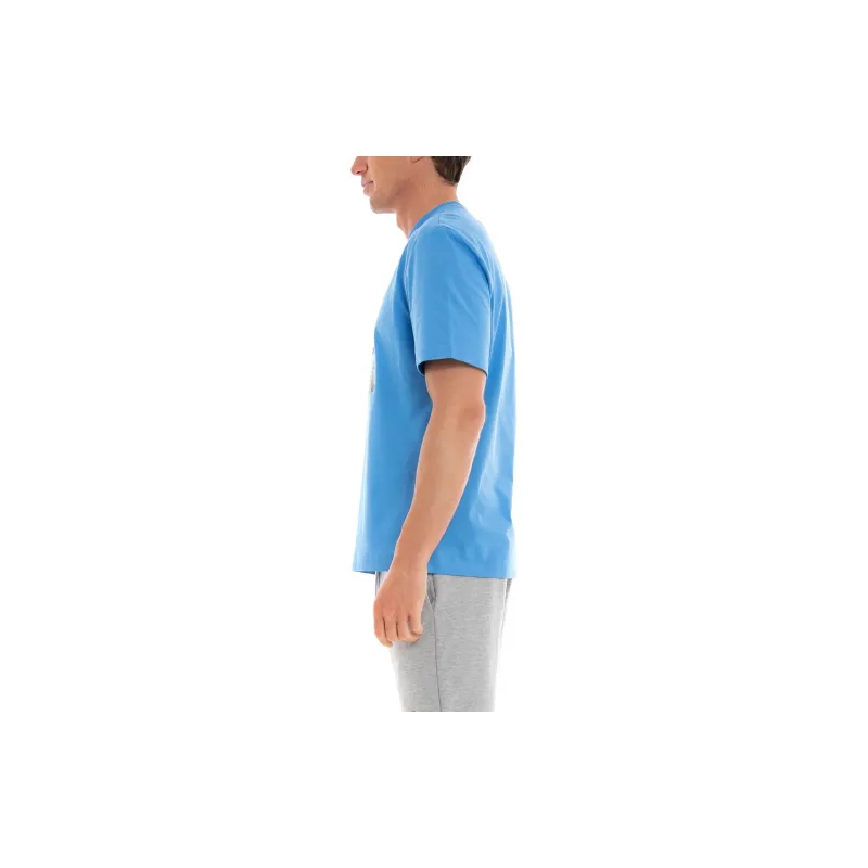 LACOSTE SS22 T Shirt Unisex Blue-5