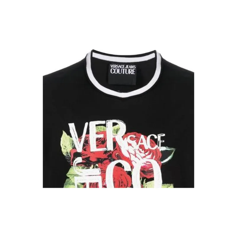 VERSACE JEANS COUTURE T Shirts Men Black-4