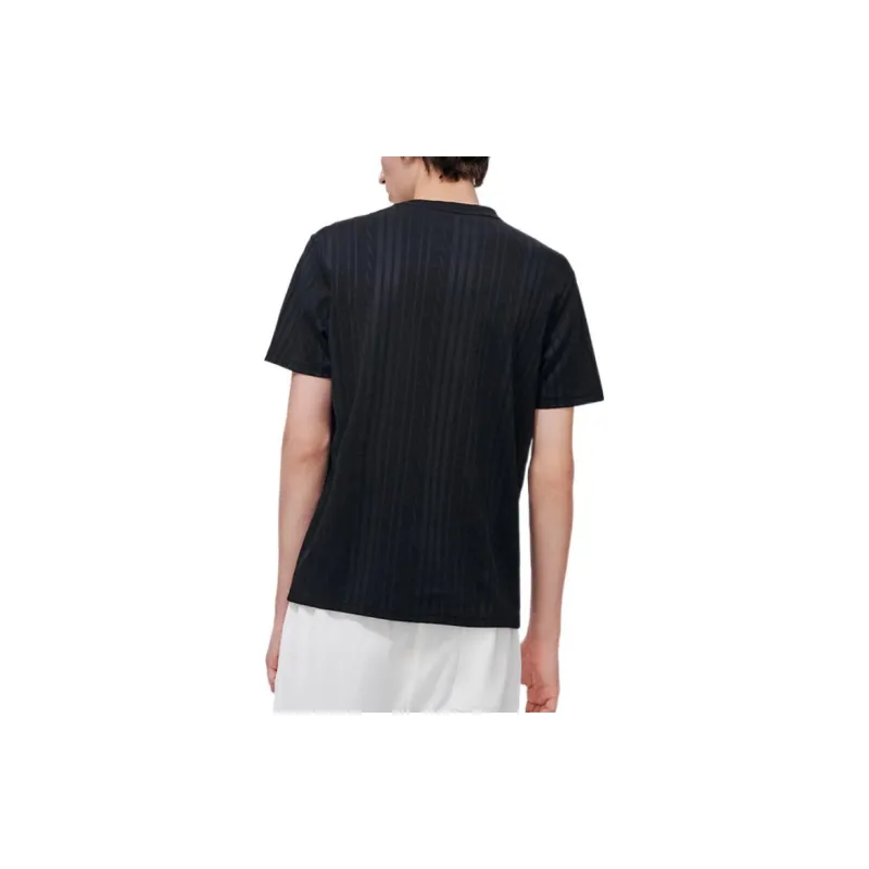 FILA Heritage Collection T Shirts Men Jet Black-2