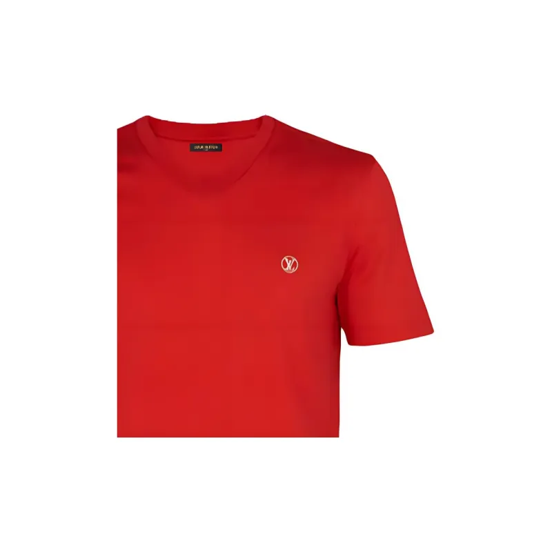 LOUIS VUITTON T Shirt Men's Rouge Red-3