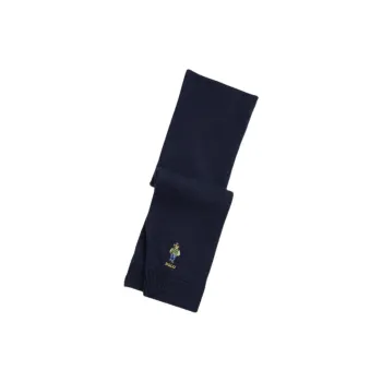 Ralph Lauren Cotton Knit Scarves Kids' Dark Blue
