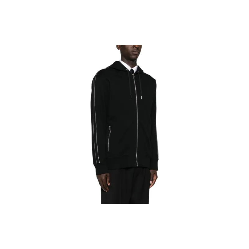 Alexander McQueen Drawstring Zip Up Hoodie-3