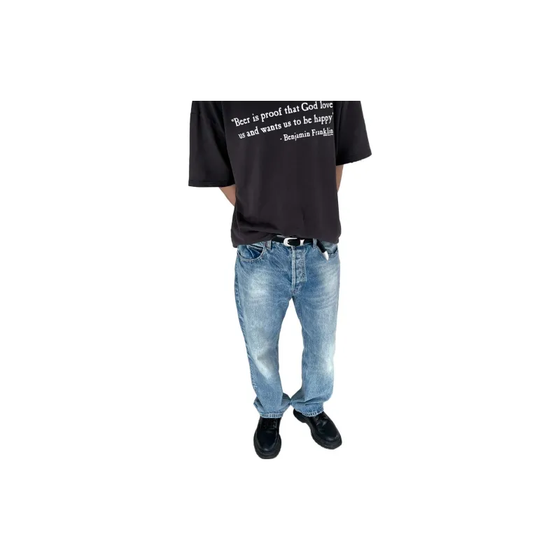 Gremade Homme Jeans Men Washed Blue-2