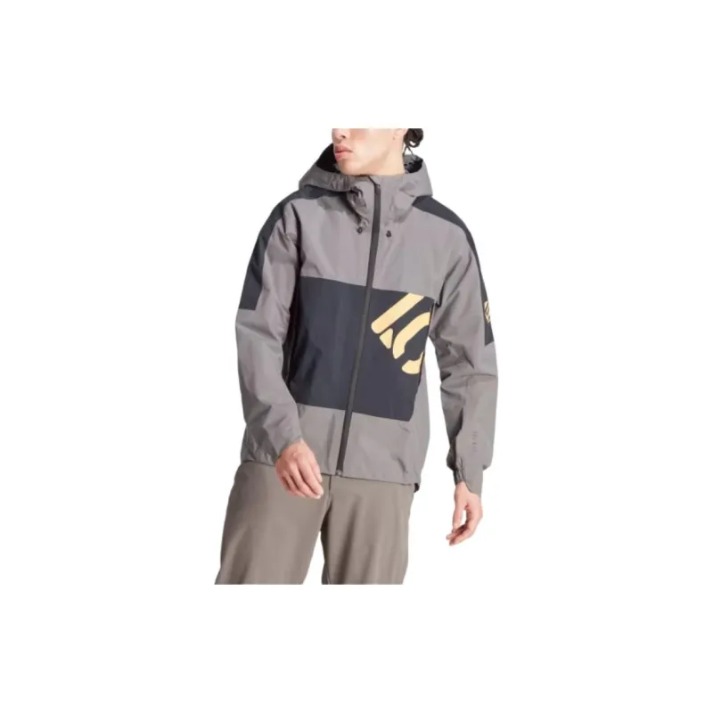 Adidas 5.10 Rain Jacket Jackets Coats Men's Charcoal Black-1