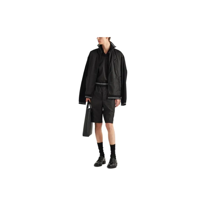PRADA FW23 Casual Shorts Men's Black-1