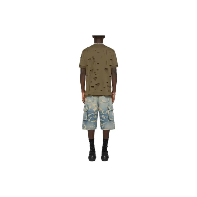 Givenchy 2 Layers Classic Fit Hole T Shirt-2