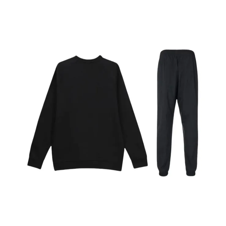 Adidas Originals Clover Series Sweatshirt Set Men's Black-1