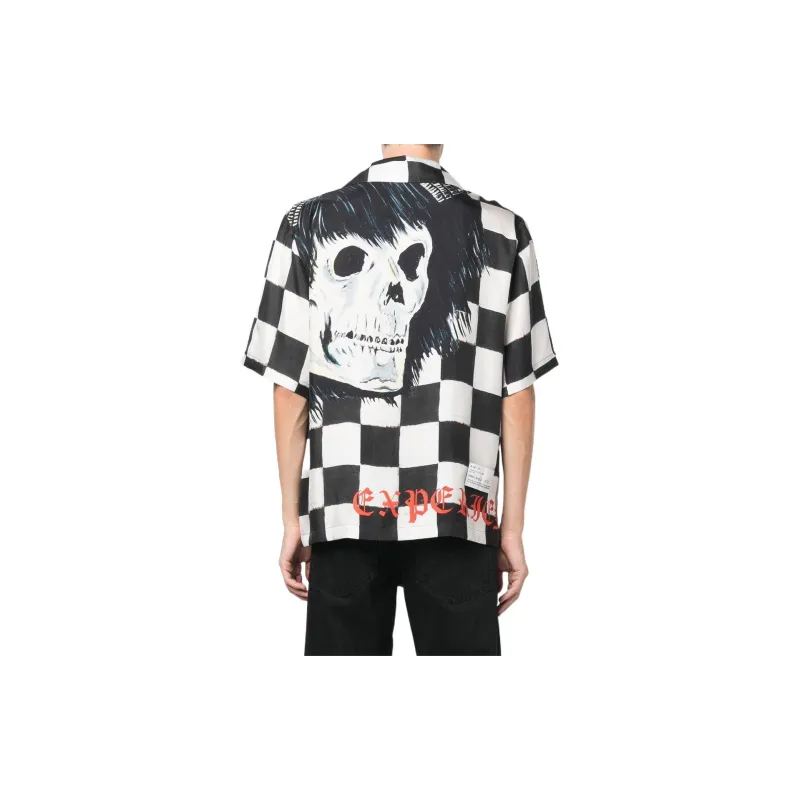 AMIRI X Wes Lang Skull Bowling Shirt-2