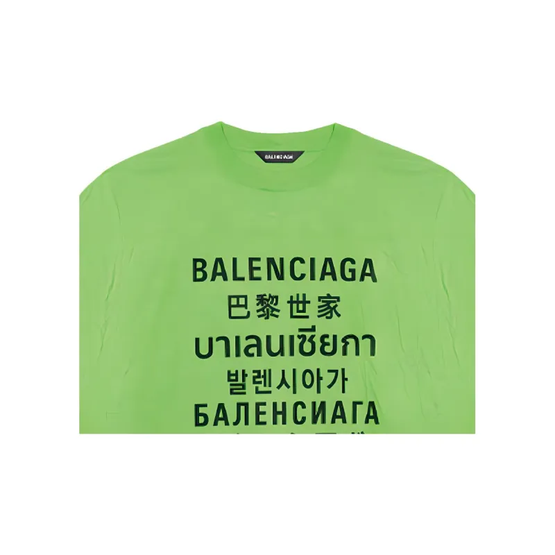 Balenciaga Polyester Oversized T Shirt-4