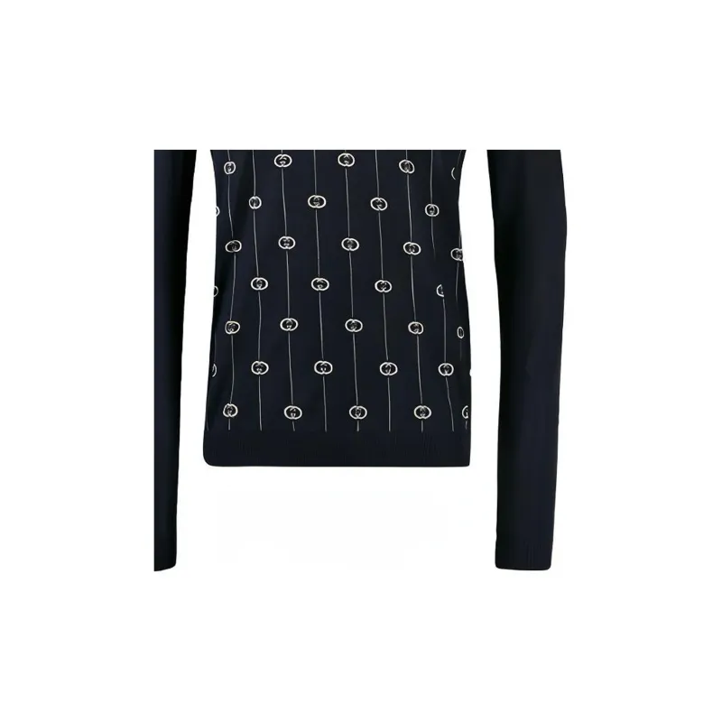 GUCCI Sweaters Men Dark Blue-5
