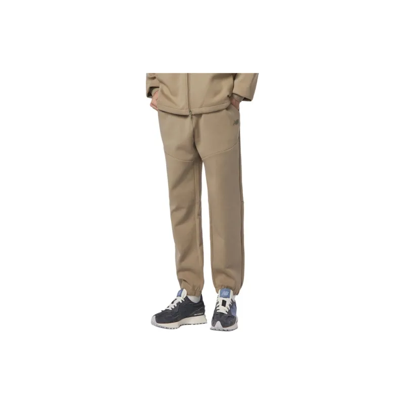 New Balance Knitted Sweatpants Men Yellow-4