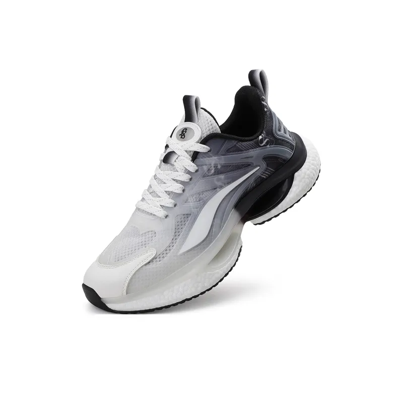 OFF WIERAH Slip Resistant Breathable Low Top Long Distance Running Running Shoes Unisex-9