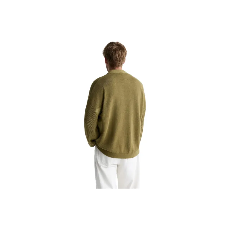 ZARA Sweaters Men Olive Green-5