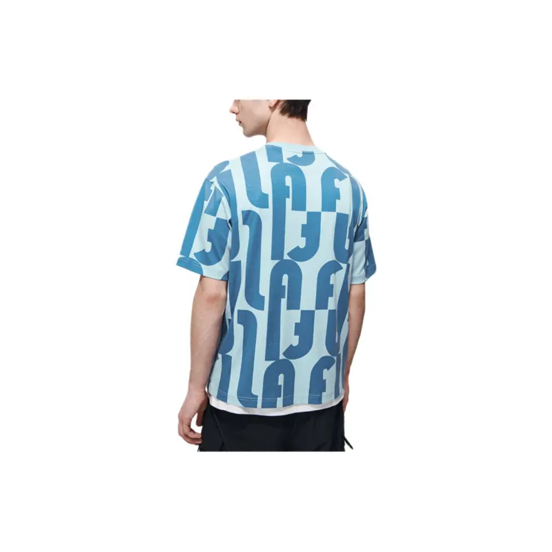 FILA T-Shirts Men Light Dusty Blue-3