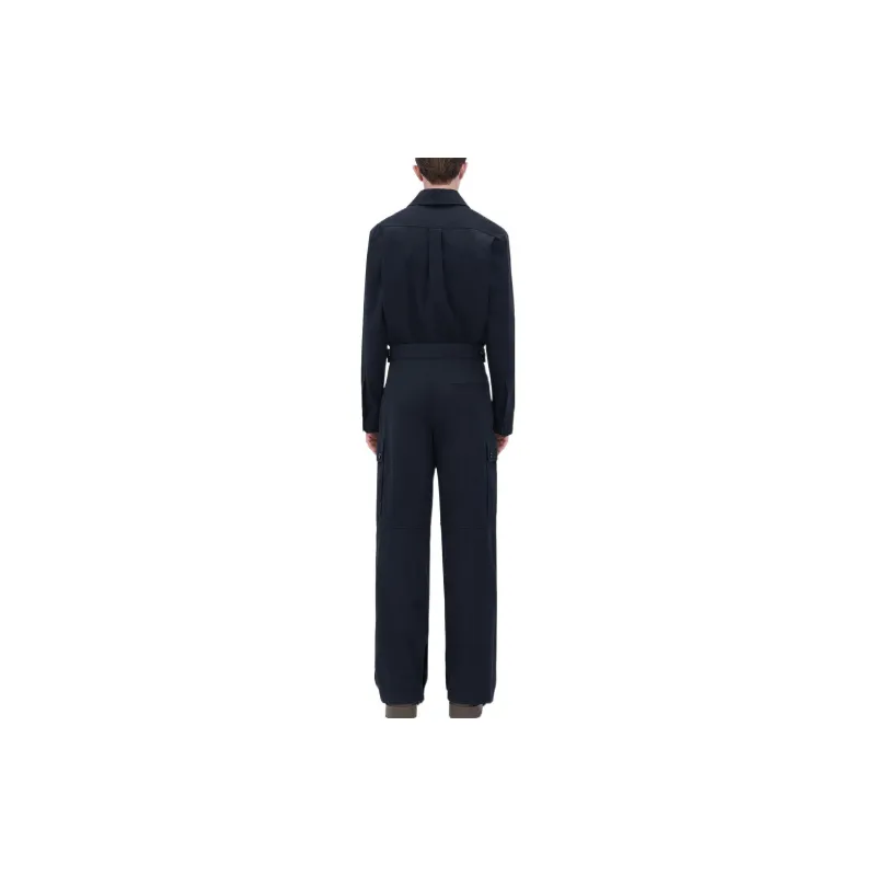 Bottega Veneta Cargo Pants Men Navy Blue-2
