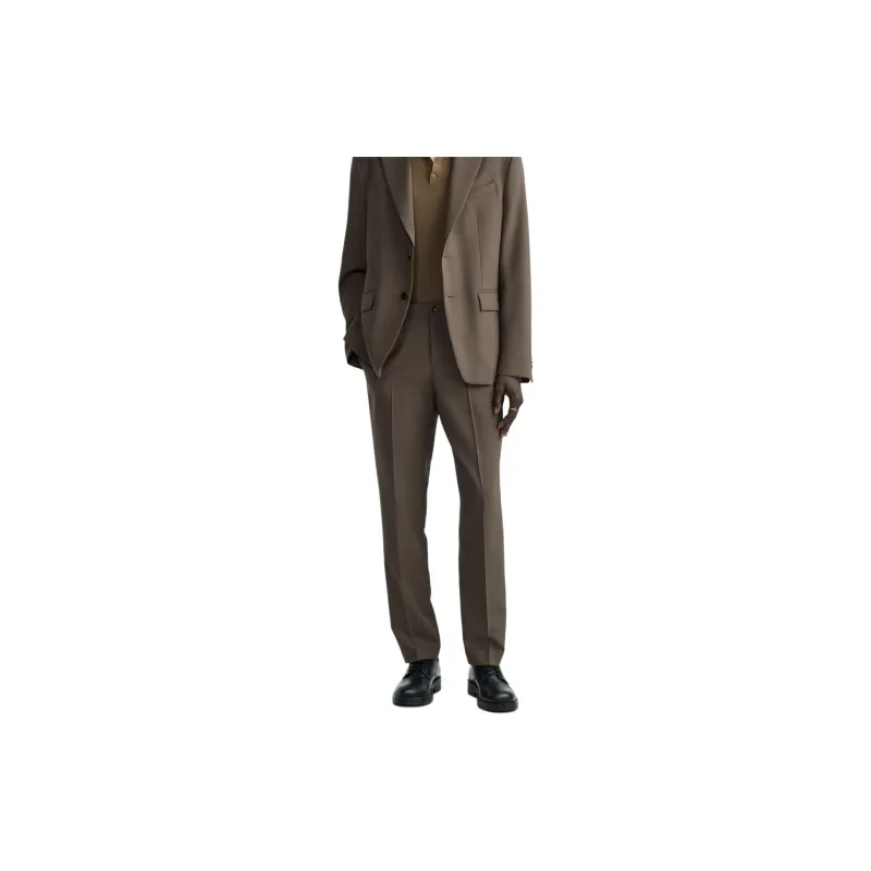 ZARA Suit Trousers Men Tan-1