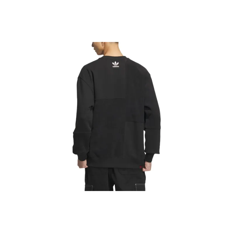 Adidas Originals MIFFY CREW Collaboration Collection Sweatshirt Men's Black-3