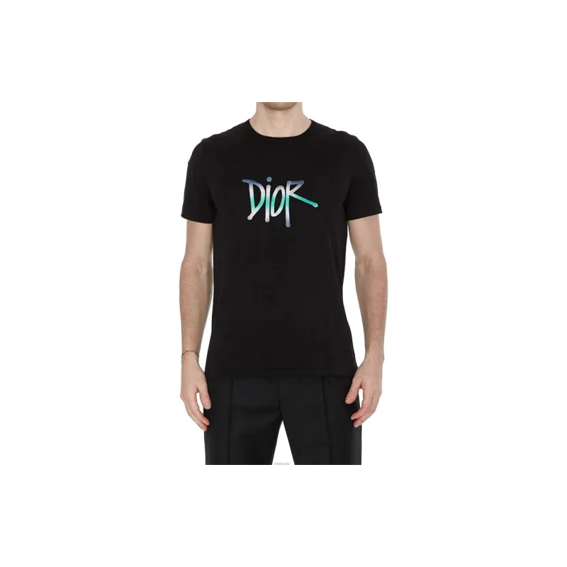 DIOR Quarterly New Products T Shirts Men Black-3