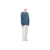 Maison Margiela Logo Detailed Crewneck Faded Sweatshirt