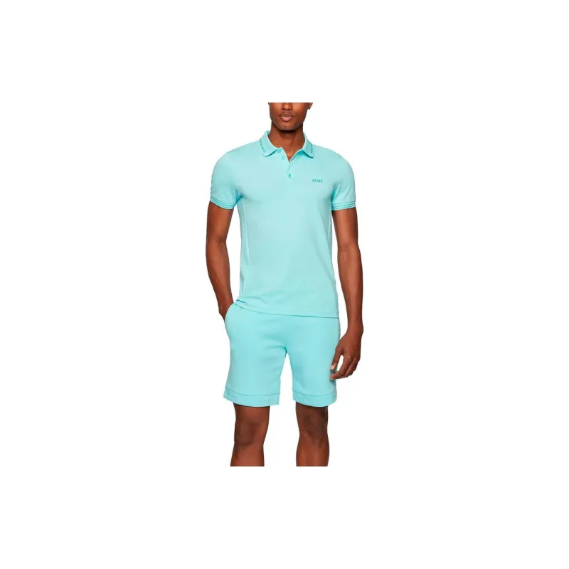 HUGO BOSS Polo Shirts Men Sky Blue-2