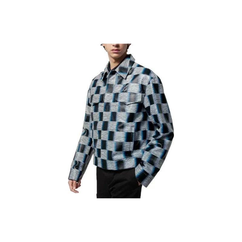 LOUIS VUITTON SS24 Leather Jacket Men's Multicolor-2