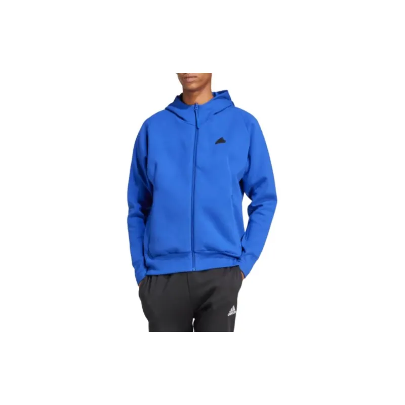 Adidas Z.N.E. Premium Full Zip Hooded Track Jacket Jackets & Coats Men's Blue-1