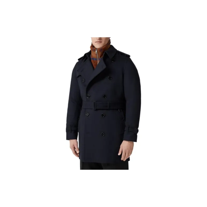 Burberry FW22 Trench Coat Men's Marine Blue-4