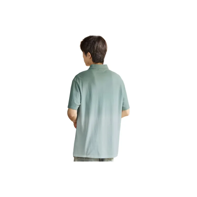 Tonlion Polo Shirt Men's Green Pea Color-0