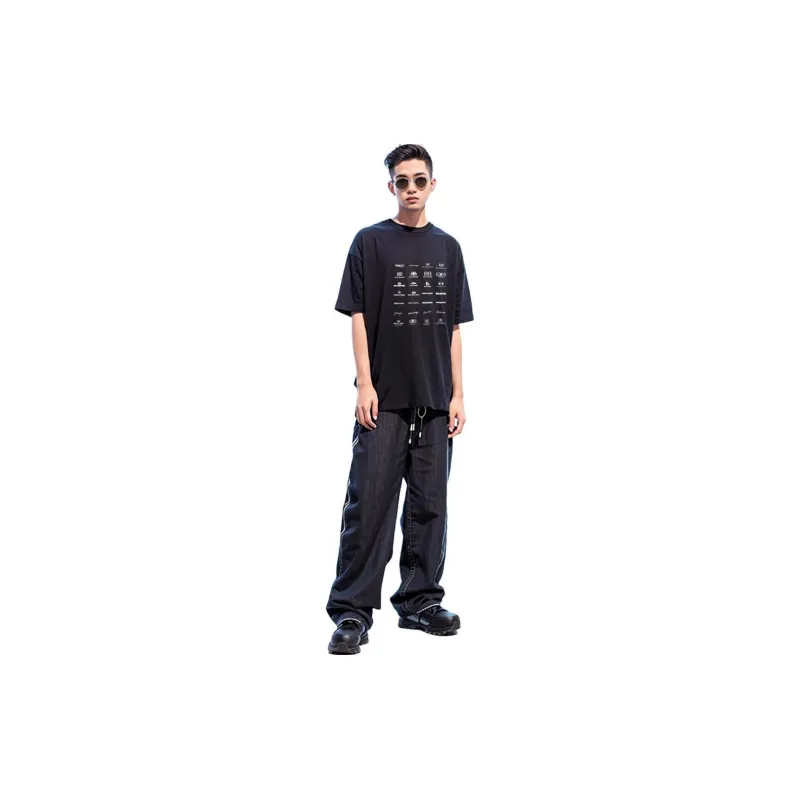 Balenciaga T Shirt Loose Fit Style Unisex Black-2