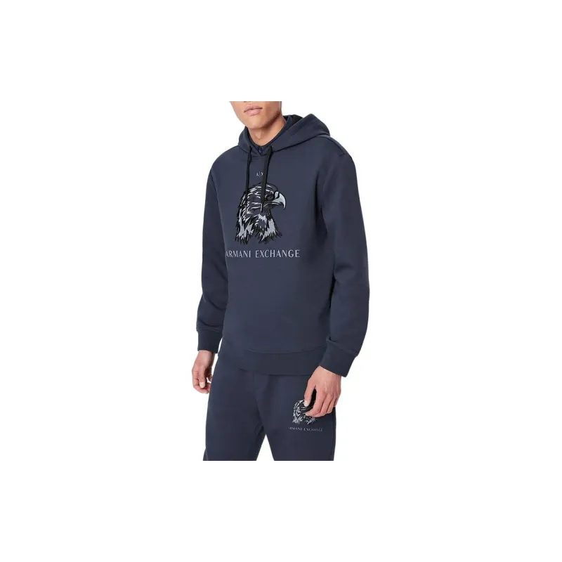 ARMANI EXCHANGEAE SS22 Sweatshirt Men's Navy Blue-3