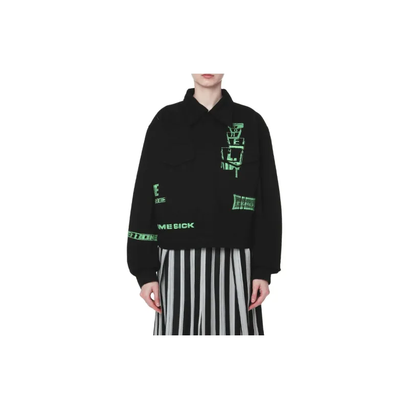 WE11DONE Logo Denim Jacket-1