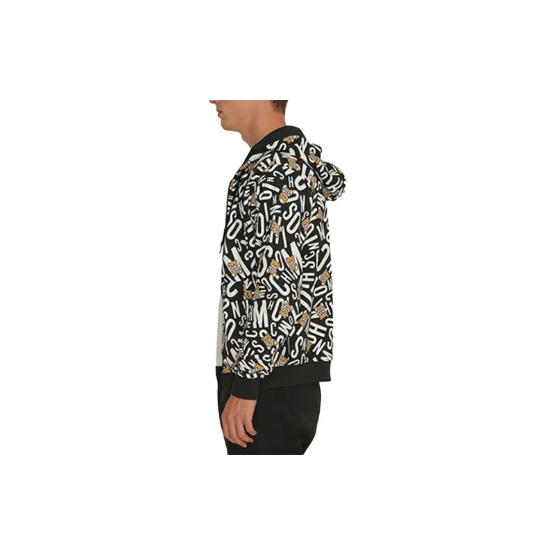 MOSCHINO Teddy Full Print Hoodie-4