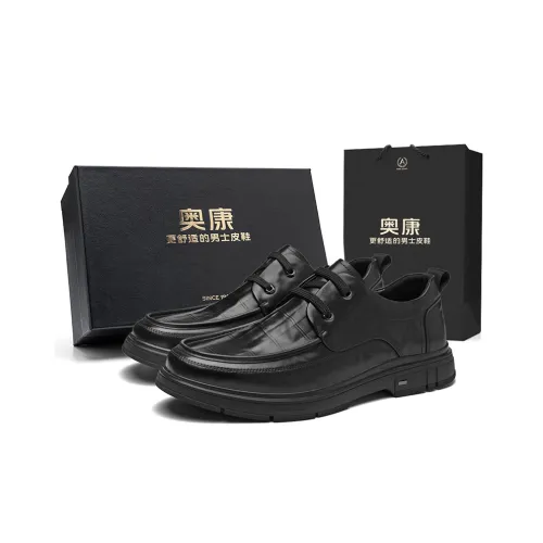 AOKANG Dress Shoes Men Low-Top